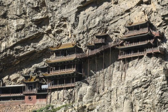 世界大同 一览恒山悬空寺