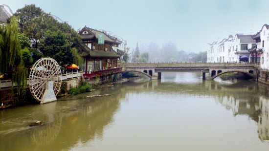 历史悠久风格鲜明 川西水乡名镇三道堰