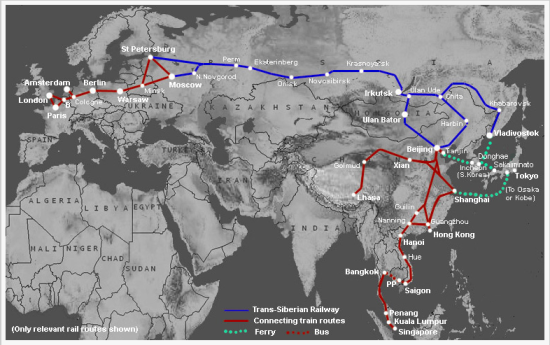 组图:坐上火车去旅行从北京到莫斯科(2)