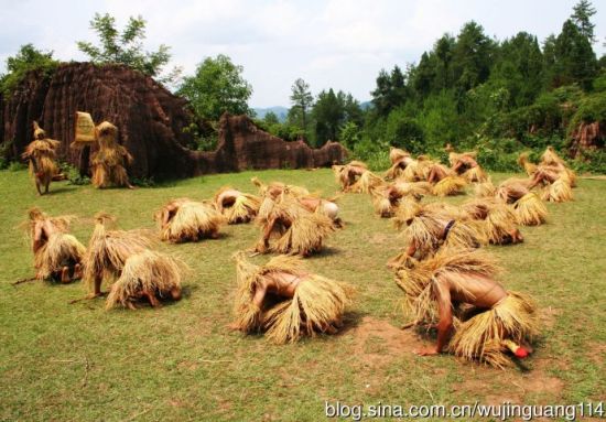 土家族神秘舞蹈 毛古斯 不忍直视的<em>性器</em>舞_新
