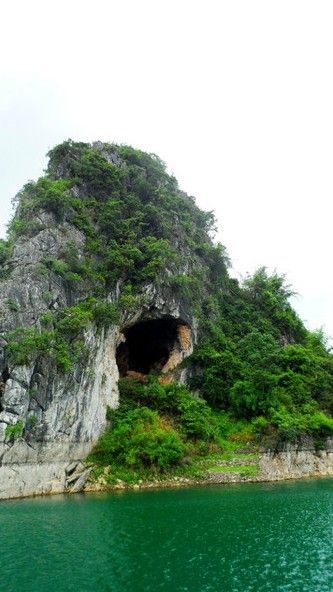 上林大龙湖风光 游荡在山水间的假日时光