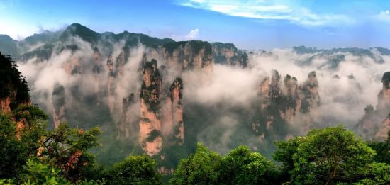 中国最美旅游胜地排行榜:张家界国家森林公园