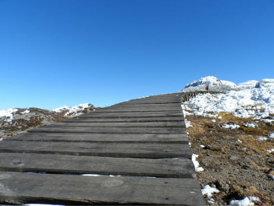 云南观雪圣地 感受轿子雪山风光