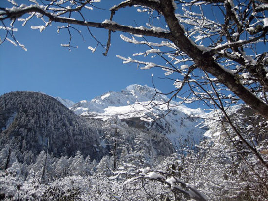 海螺沟雪景