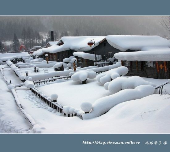 雪乡人家童话小院子