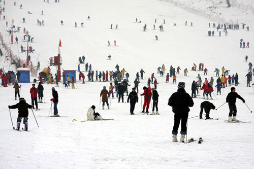 津城最佳滑雪地界儿 哏都人民津冬欢乐多
