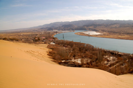 大西北的风光最雄奇冬季畅游宁夏沙坡头