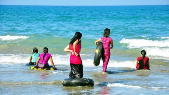 @黑米粒的缅甸之旅:威桑海滩