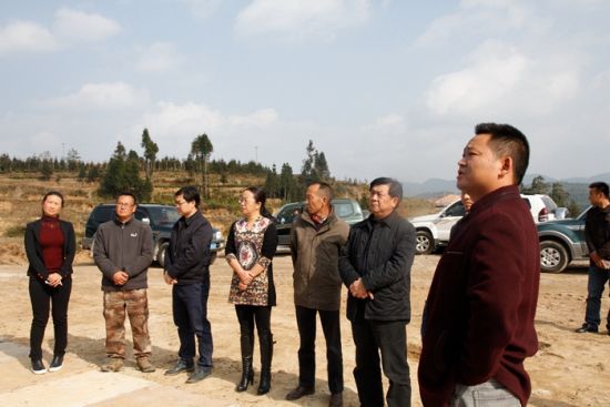 建设进行实地调研督查,杨邵燕及相关负责人向调研组对我县的工业园区