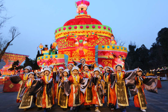 丝路三国金猴闹春 2016成都大庙会