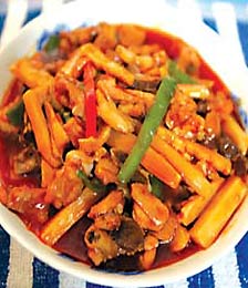 冬笋咸肉丝