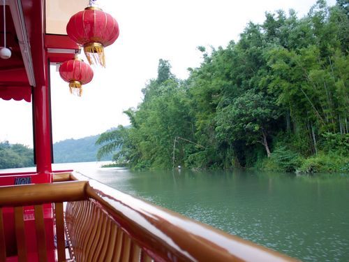 广东首条水上绿道游船河 悠然穿越碧水青山