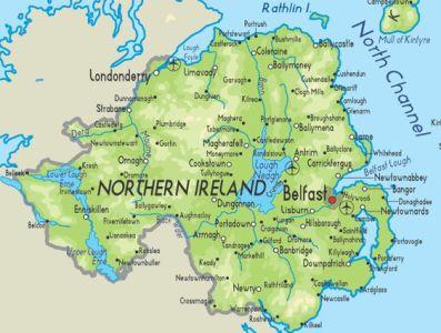北爱尔兰地图_新浪旅游