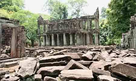 世界十大历史废墟:柬埔寨圣剑寺废墟