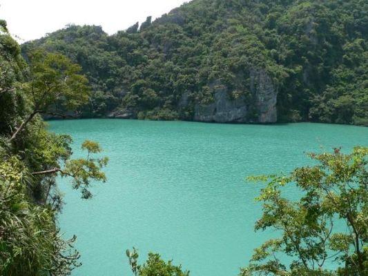 5公里,是典型的高峡平湖风景区.如果从空中俯视,他