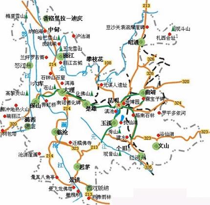 自驾游全国最佳路线图