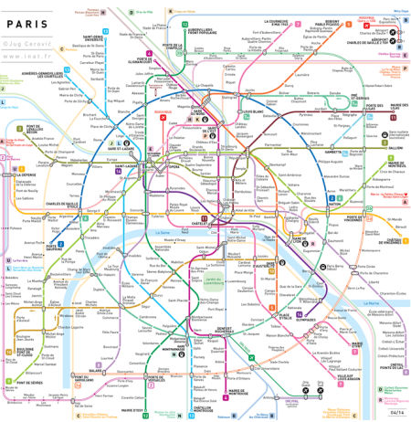 法国建筑师绘制世界特大城市地铁线路图
