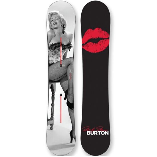 BURTON推限量定制款雪板 雪场现性感女神_滑雪-滑板_新浪户外_新浪体育_新浪网