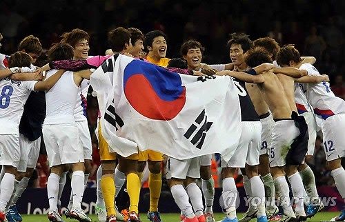 韩国国奥男足获巨额奖金 标语哥居最高奖行列