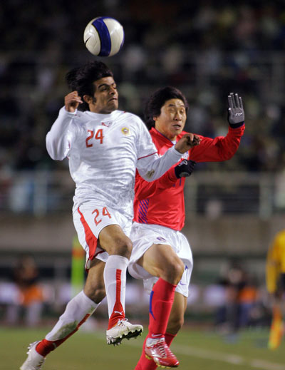 图文-奥运男足亚洲区预选赛韩国战平巴林出线