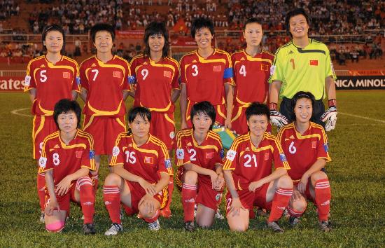 图文-[亚洲杯]中国女足1-0胜越南 中国队首发阵容