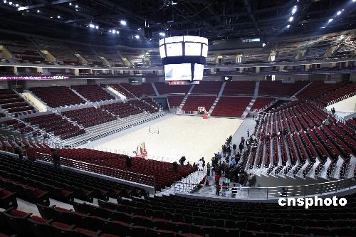 CBA全明星赛落户五棵松 五棵松篮球馆内景