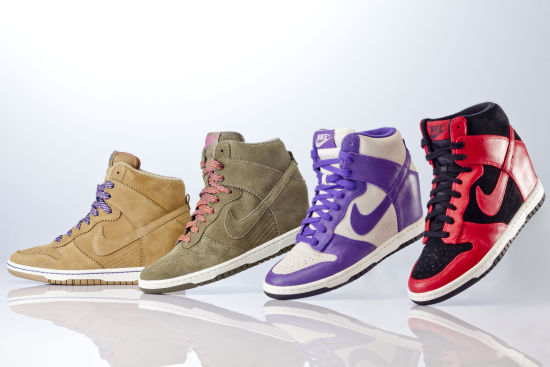 我为鞋狂 正文   本季,耐克在保留女款nike dunk的经典形象的同时采用