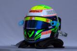 图文-F1澳大利亚站正赛日马萨头盔斜角视图