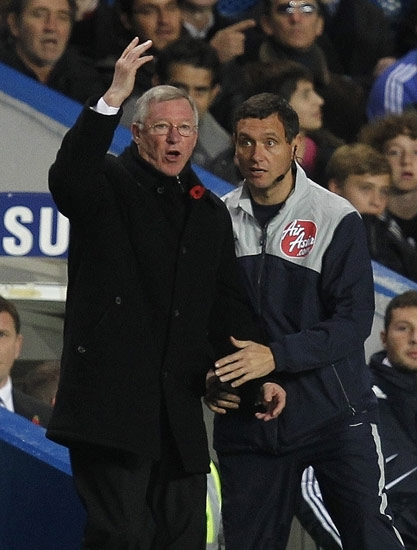 图文-[英超]切尔西1-0曼联 老爵爷对进球大发雷