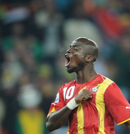 图文-[1\/4决赛]乌拉圭VS加纳 阿皮亚点球罚中_