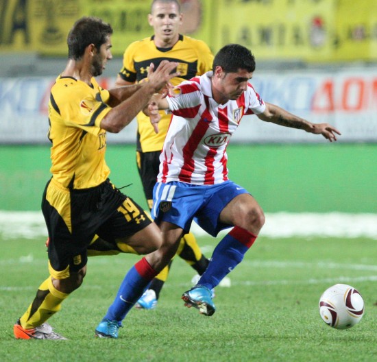 图文-[欧联杯]阿里斯1-0马竞 梅里达展现控球技