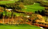 图文-新疆雪莲山高尔夫球场丛树环绕球道
