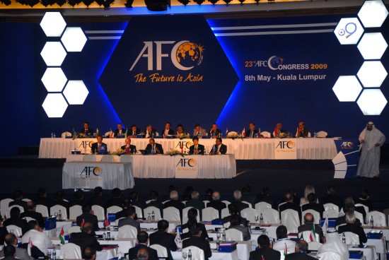 图文-第23届亚足联大会举行 成员协会票选FIF