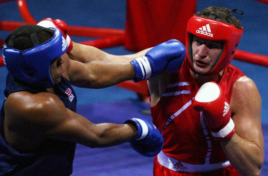 图文-2007年国际拳击邀请赛 谢尔盖耶夫以杀搏杀