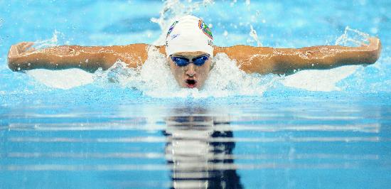 图文-美国奥运游泳选拔赛第5日 双臂划水强劲