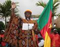 喀麦隆总理为奥运代表团授旗