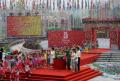 图文-北京奥运村举行开村仪式 现场已是一片欢腾