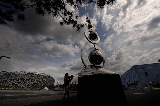 图文：（北京奥运）（1）“水晶球”里看场馆