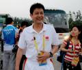 图文-中国女排队员入住奥运村 看来陈忠和心情不错