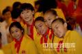 图文-中国体育代表团召开总结大会 可爱的体操小丫