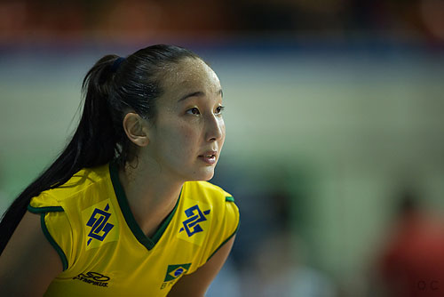 图文-瑞士精英赛中国女排0-3巴西 巴西日裔二传