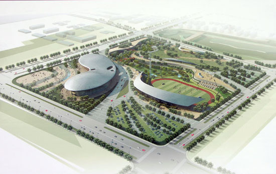 图文-十一运会场馆巡礼 济南历城区体育馆效果