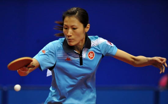 图文-全运会乒乓球女单首日赛况 张瑞在比赛中回球