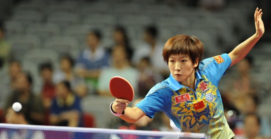 图文-乒乓球女子世界杯第一轮 刘诗雯大鹏展翅