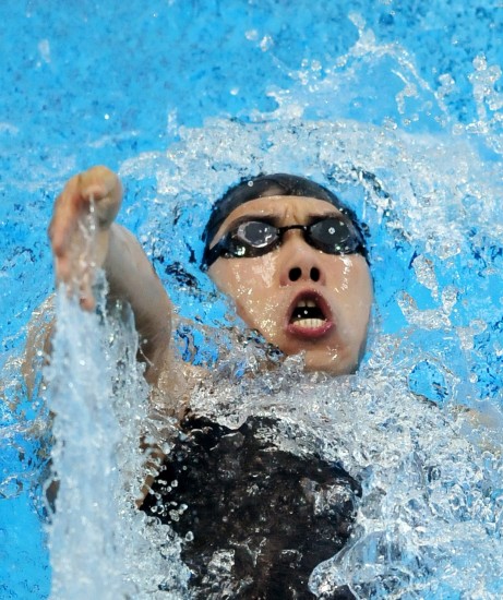 图文-游泳亚锦赛男子预赛赛况 张宇进200米仰泳决赛