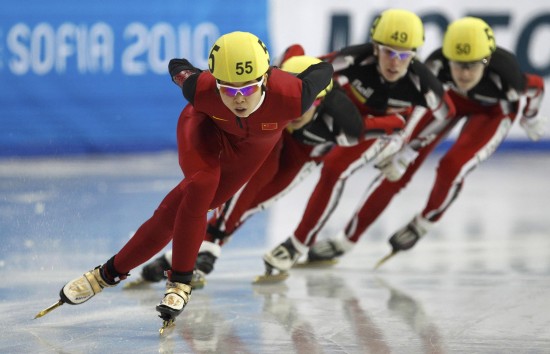 图文-短道速滑世锦赛女子500米