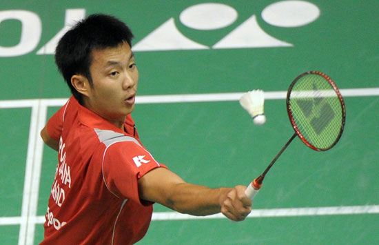 图文-羽毛球世锦赛第三日男单 泰国波萨那反拍