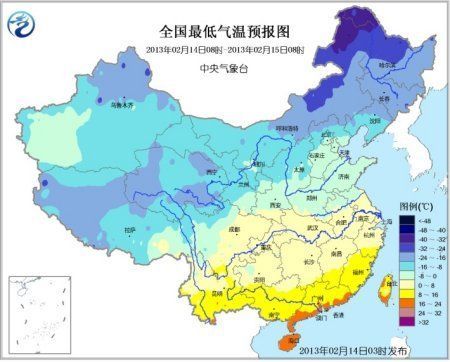 中东部大部地区将降温 西藏南部有强降雪