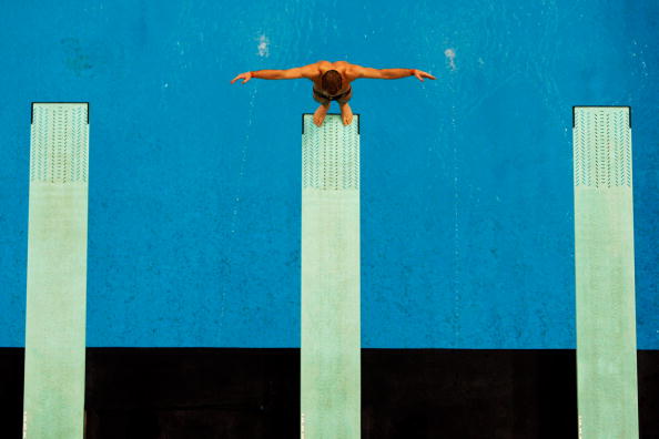 跳水男子3米跳板预赛