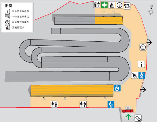 小轮车场地施工图图片